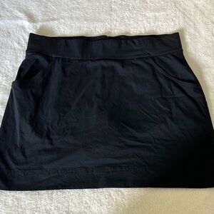 Black Women's Active Skort - Comfortable Everyday Skirt